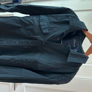 XL Navy 7 Diamonds Long Sleeve Shirt